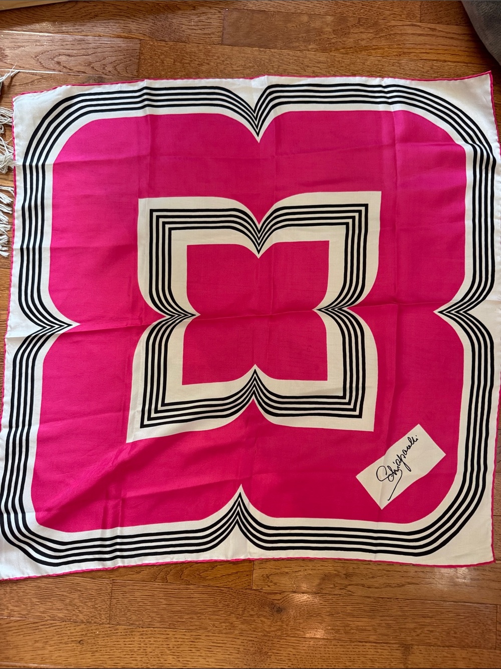 Schiaparelli 100% Silk Scarf